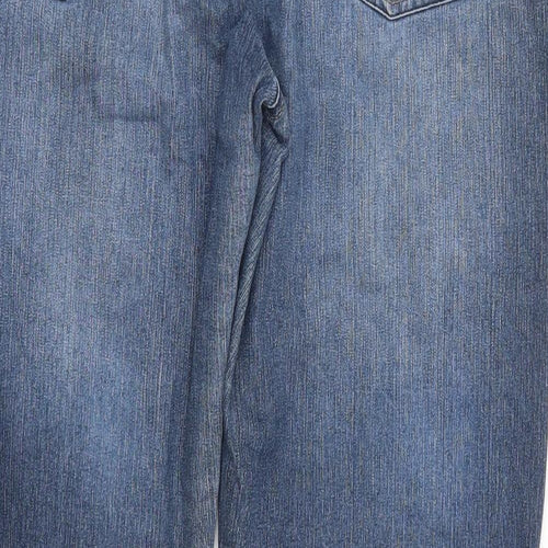 Cherokee Womens Blue  Denim Straight Jeans Size 14 L30 in