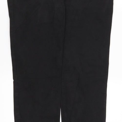 Stark Womens Black   Trousers  Size 14 L29 in
