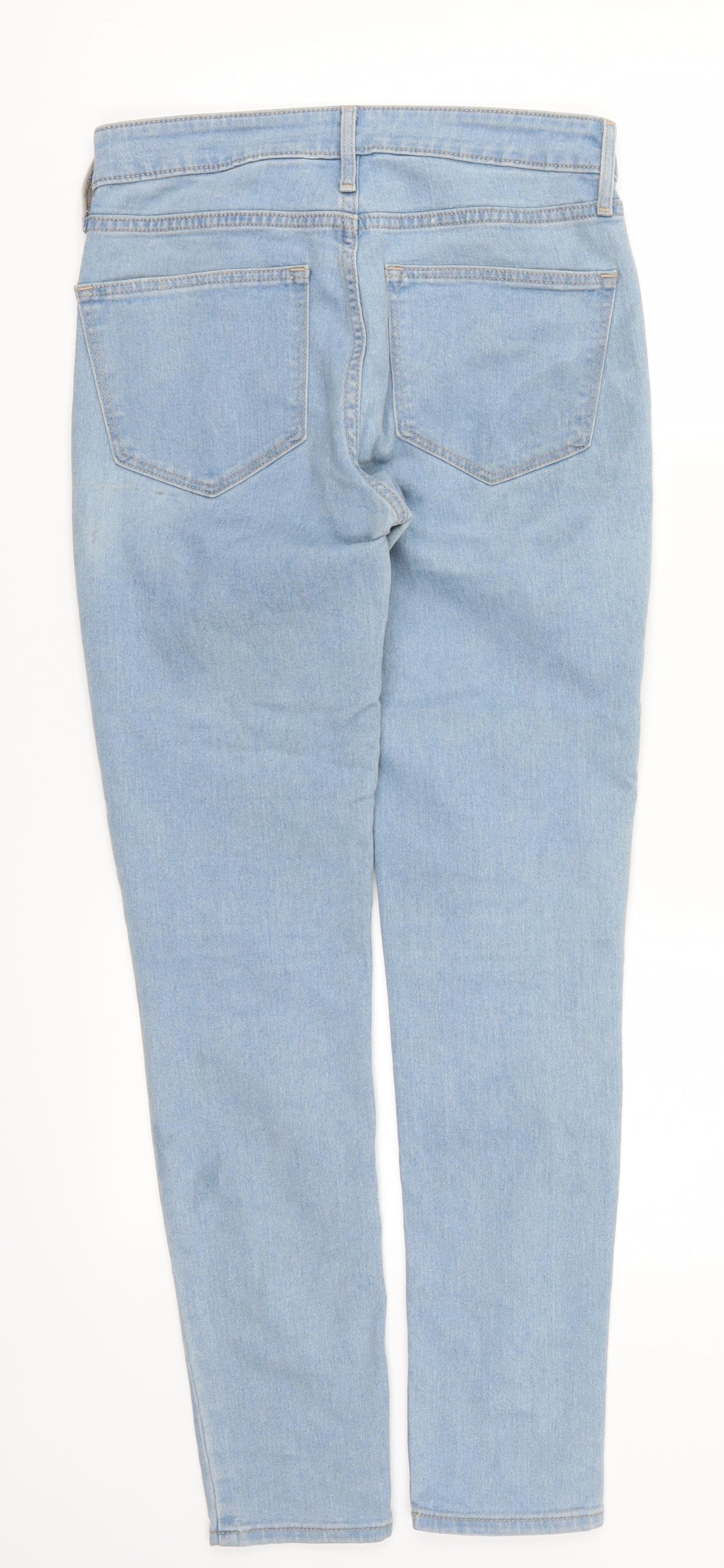 H&M Womens Blue  Denim Skinny Jeans Size 26 in L27 in