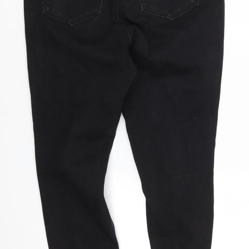 Matalan Womens Black  Denim Skinny Jeans Size 14 L26 in