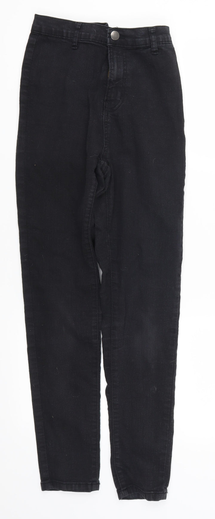 Pretty Little Thing Womens Black Denim Skinny Jeans Size 6 L27 in
