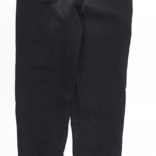 Pretty Little Thing Womens Black  Denim Skinny Jeans Size 6 L27 in