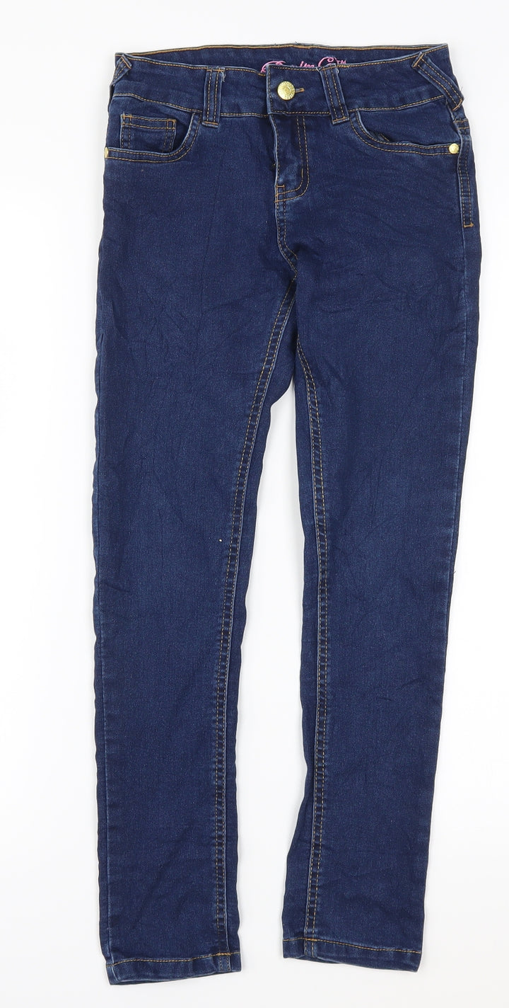 Denim Co Girls Blue  Denim Skinny Jeans Size 9-10 Years