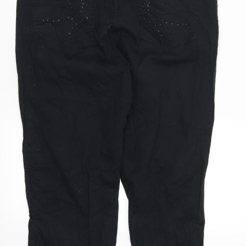 Womens Concept Womens Black   Cargo Trousers Size 33 in L25 in