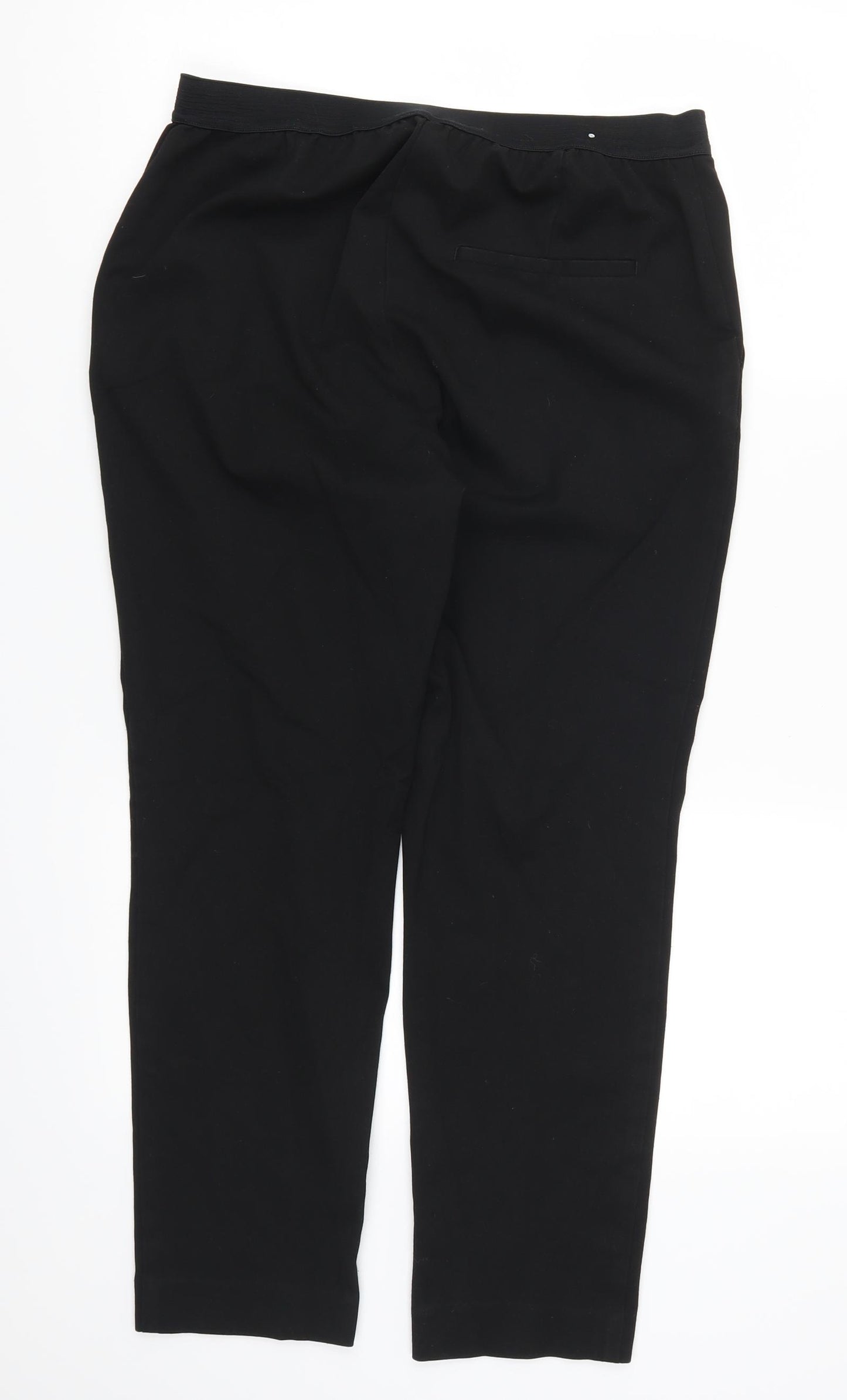 H&M Womens Black   Trousers  Size 12 L25 in