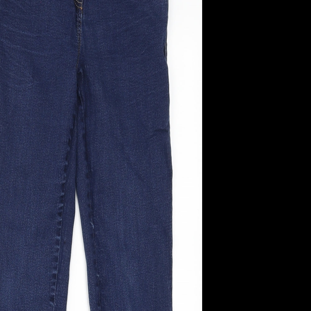 NEXT Womens Blue  Denim Straight Jeans Size 14 L26.5 in