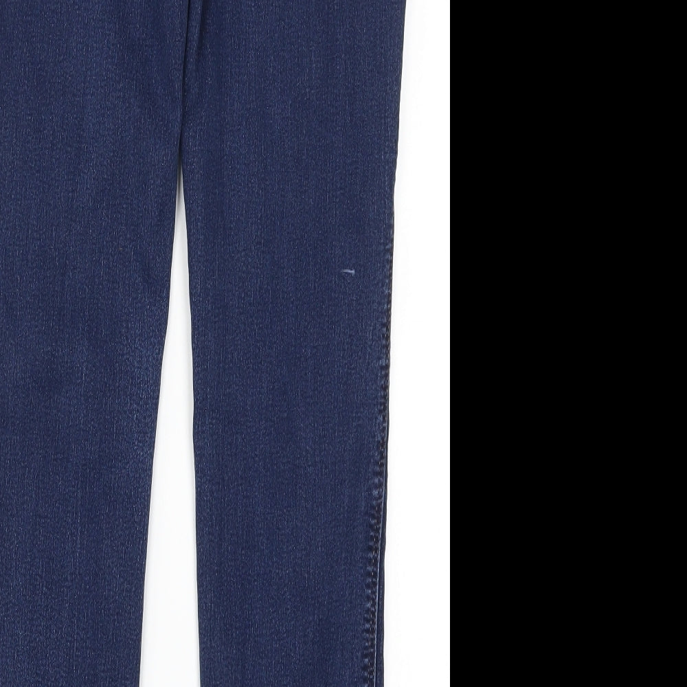 NEXT Womens Blue  Denim Straight Jeans Size 14 L26.5 in