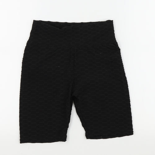 Preworn Womens Black   Sweat Shorts Size S
