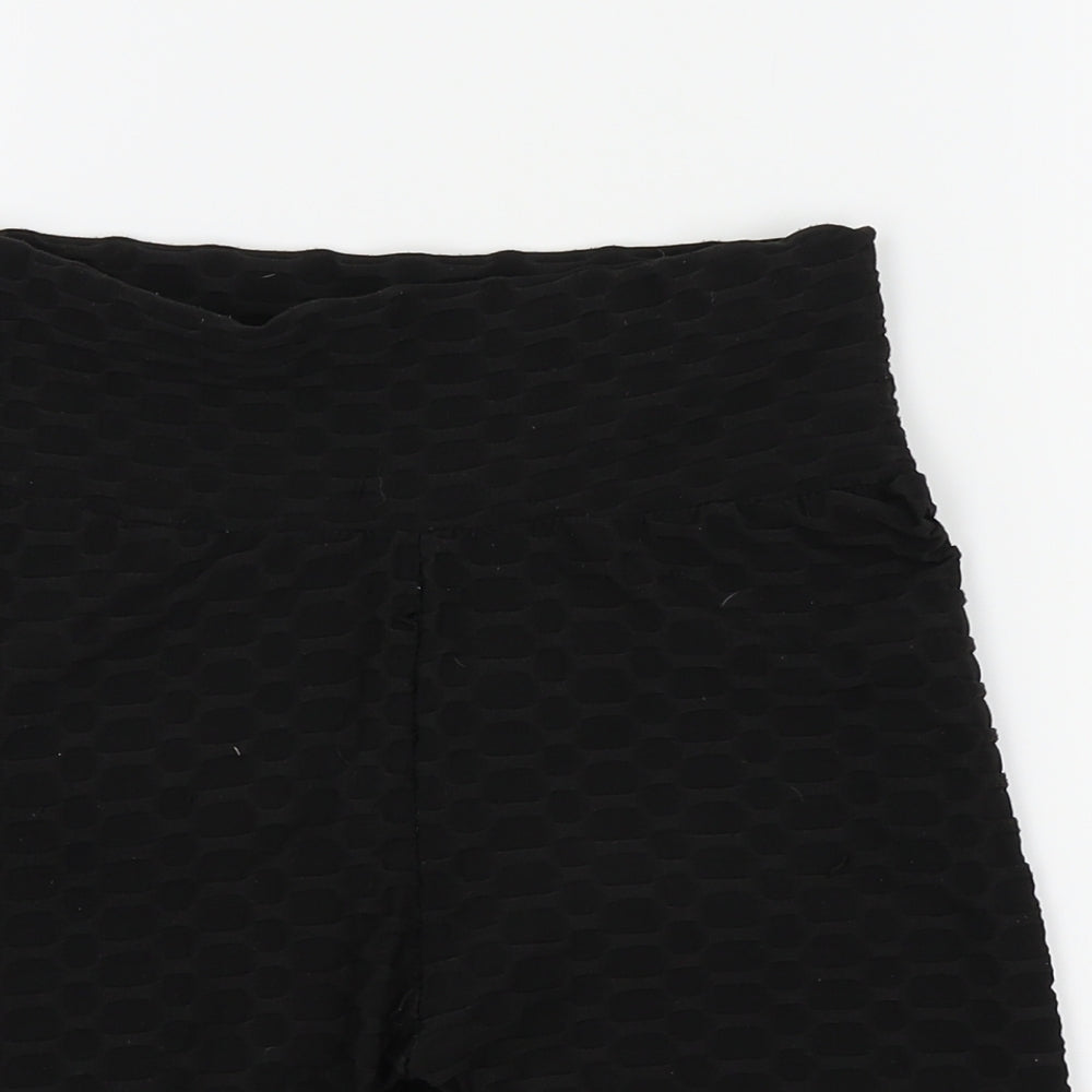 Preworn Womens Black   Sweat Shorts Size S