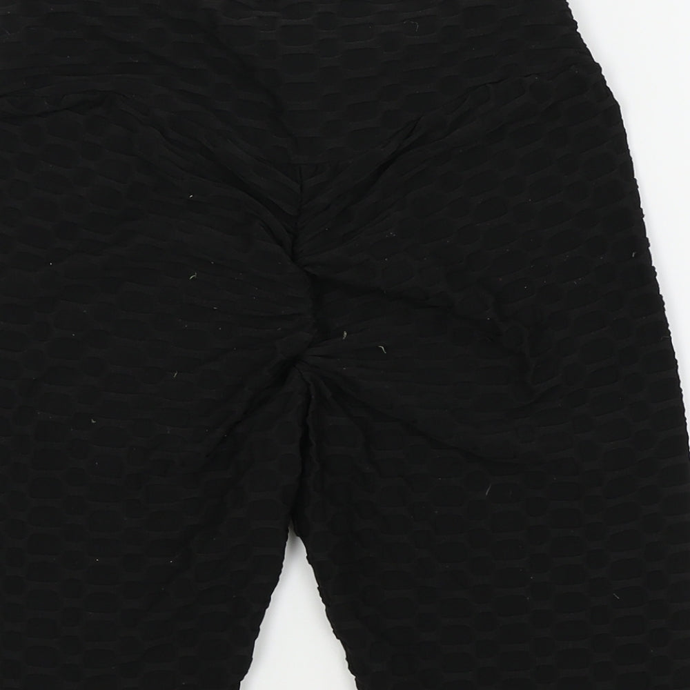 Preworn Womens Black   Sweat Shorts Size S
