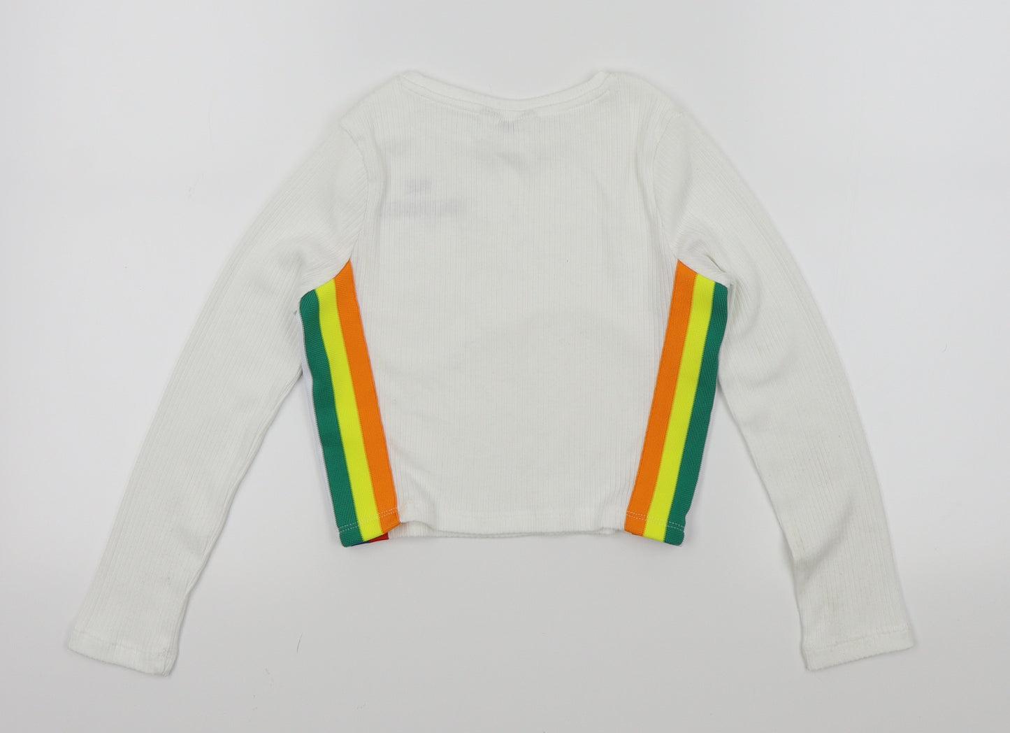 outfit Girls White   Basic T-Shirt Size 10 Years