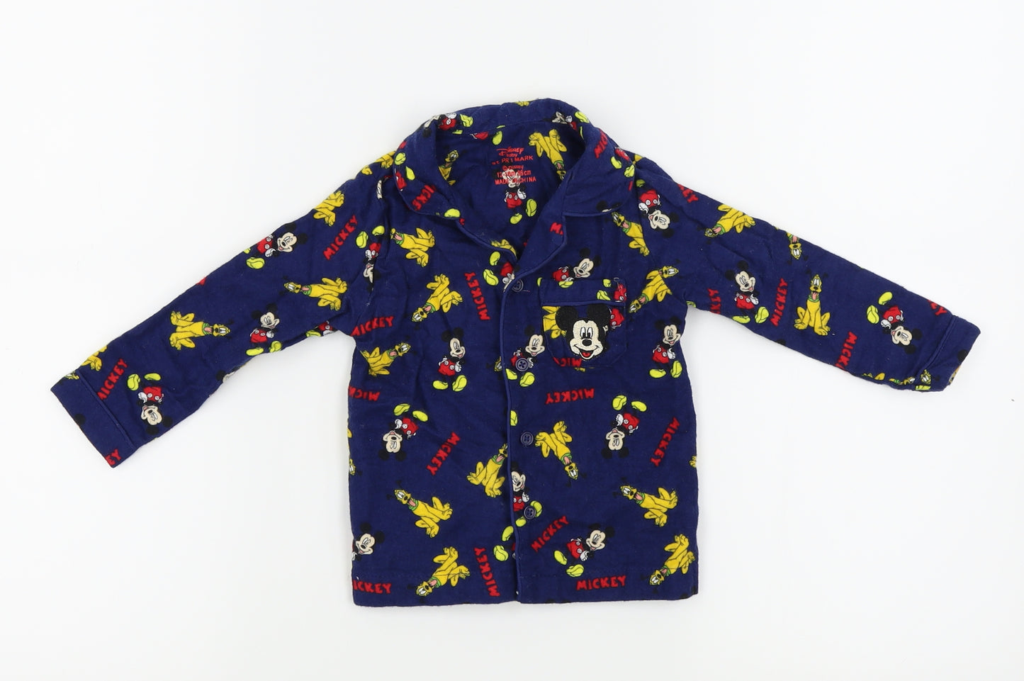 Primark  Blue Colourblock  Basic Casual Size 12-18 Months  - Disney Mickey Mouse