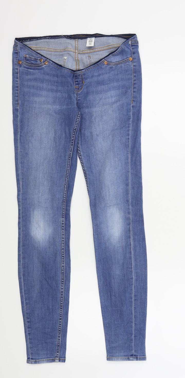 H&M Womens Blue   Skinny Jeans Size S L28 in