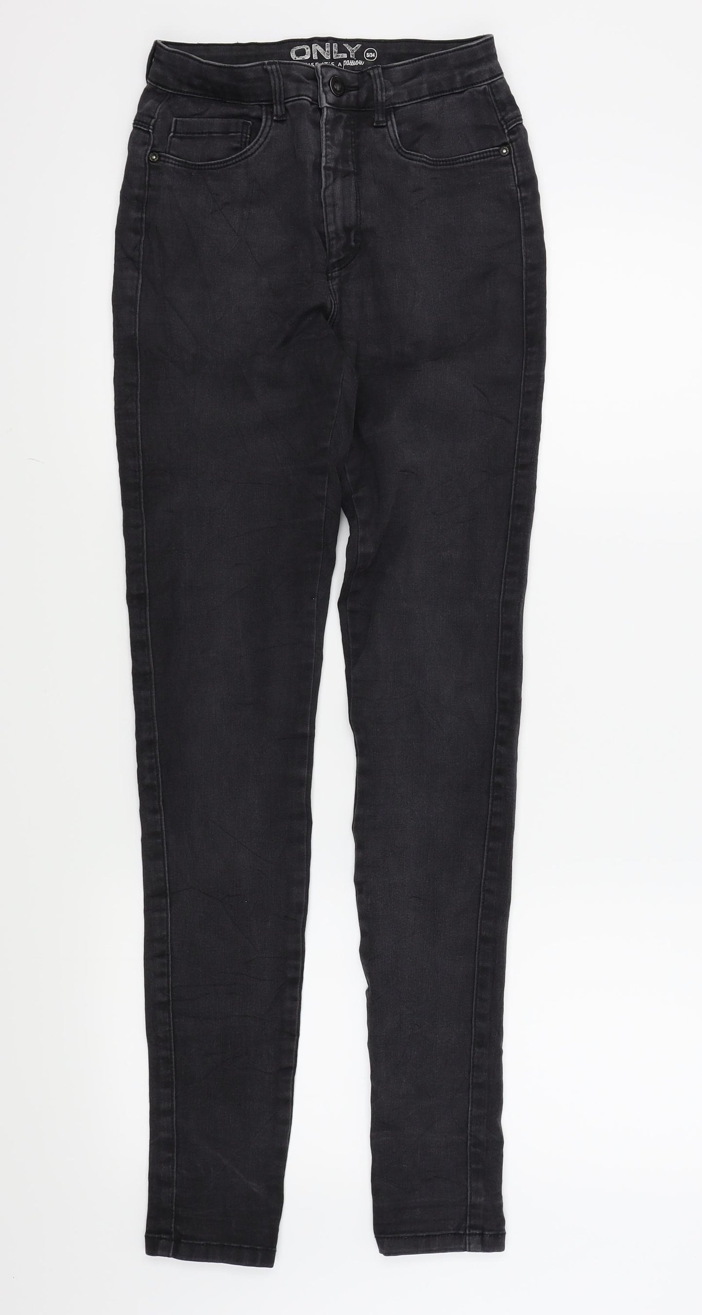 Only Womens Black   Skinny Jeans Size 34 L32 in