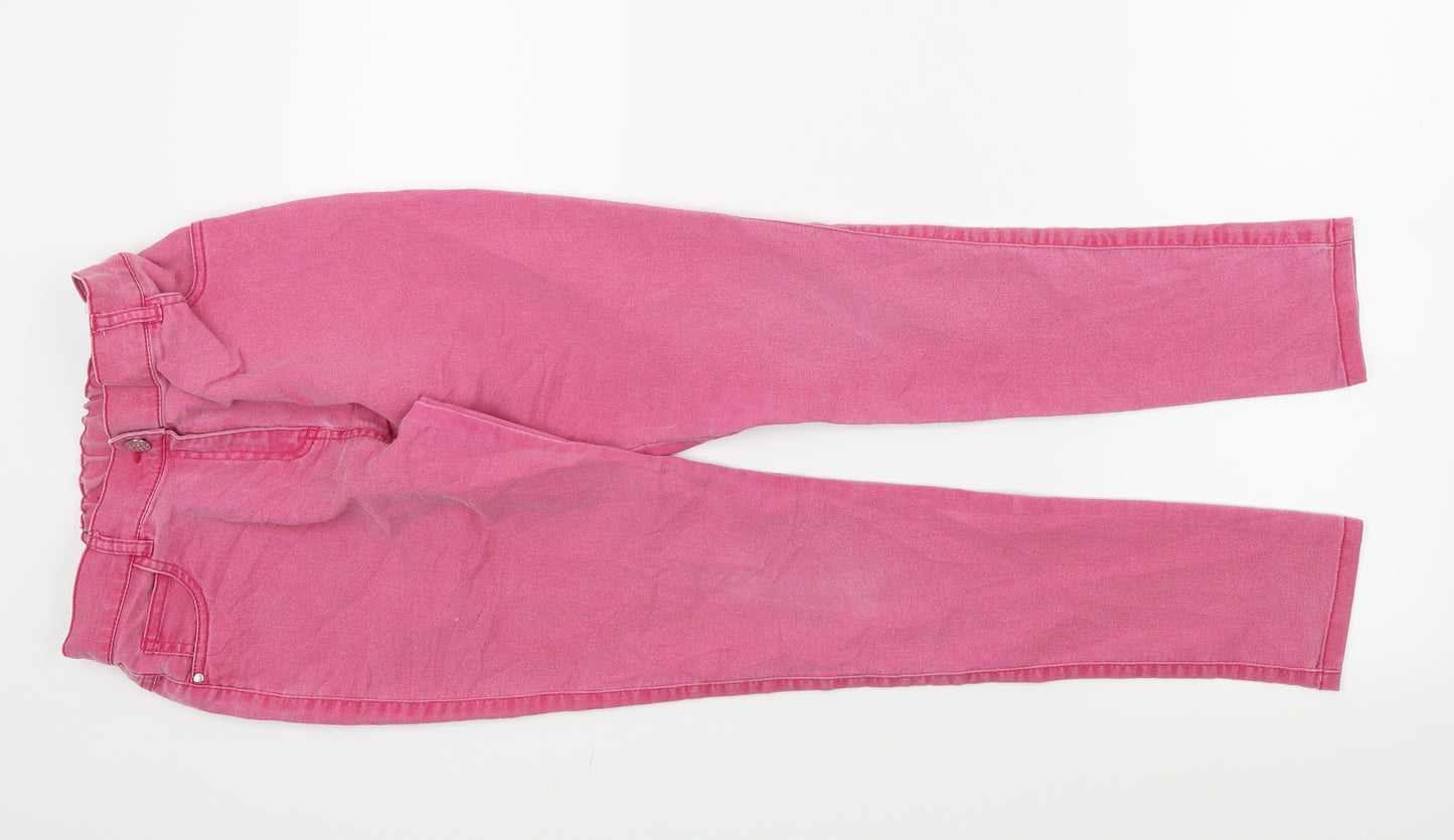 F&F Girls Pink   Skinny Jeans Size 13-14 Years
