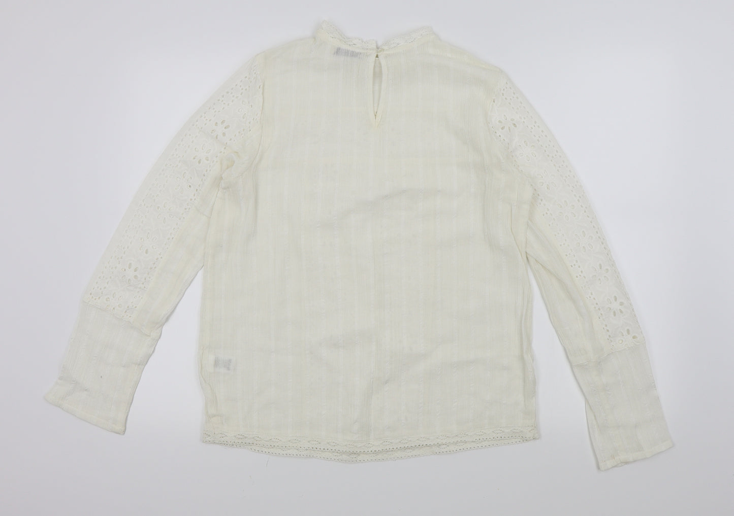 Papaya Womens Beige Floral  Basic Blouse Size 12