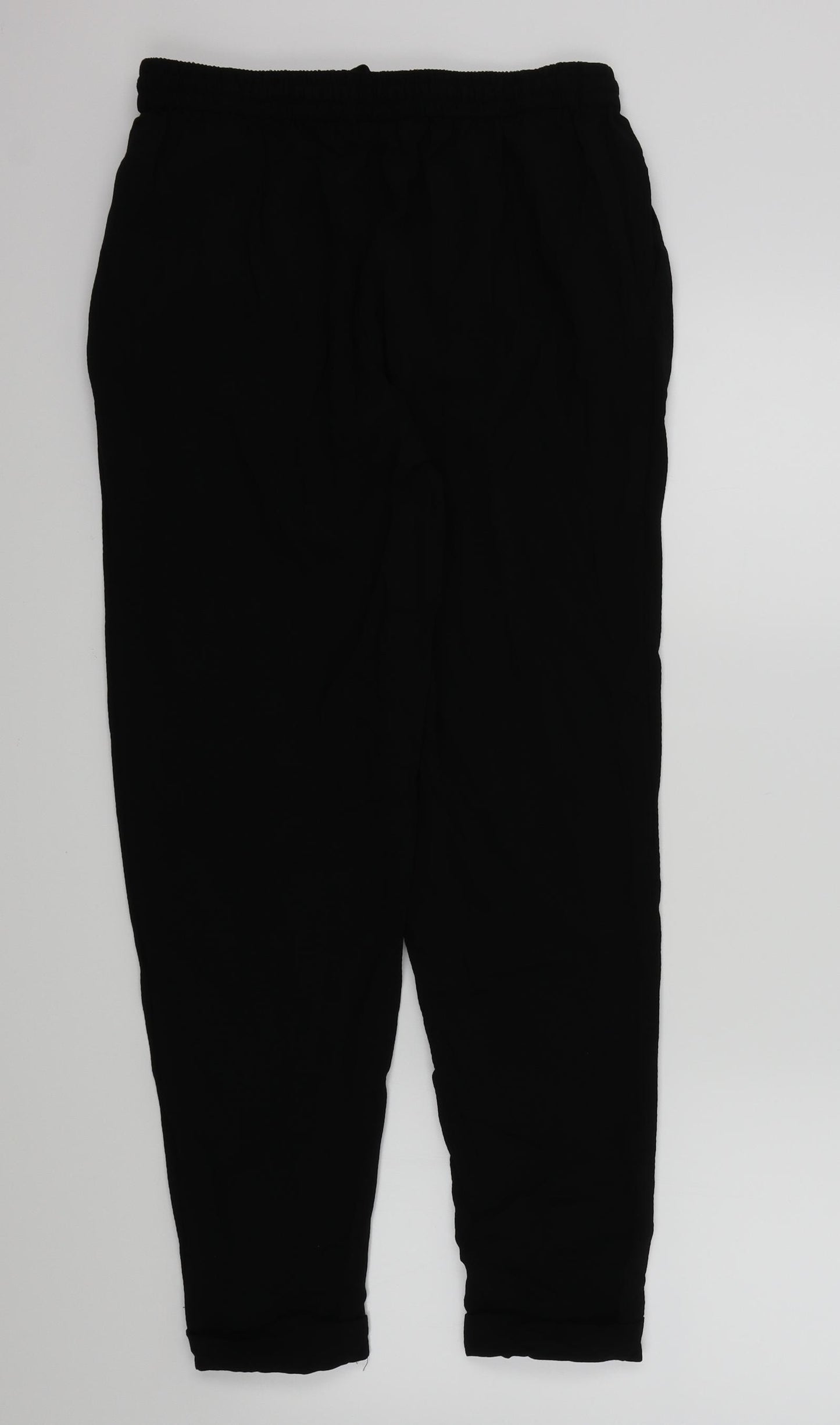 Papaya Womens Black   Trousers  Size 12 L26 in