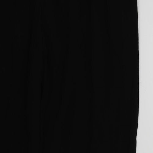Papaya Womens Black   Trousers  Size 12 L26 in