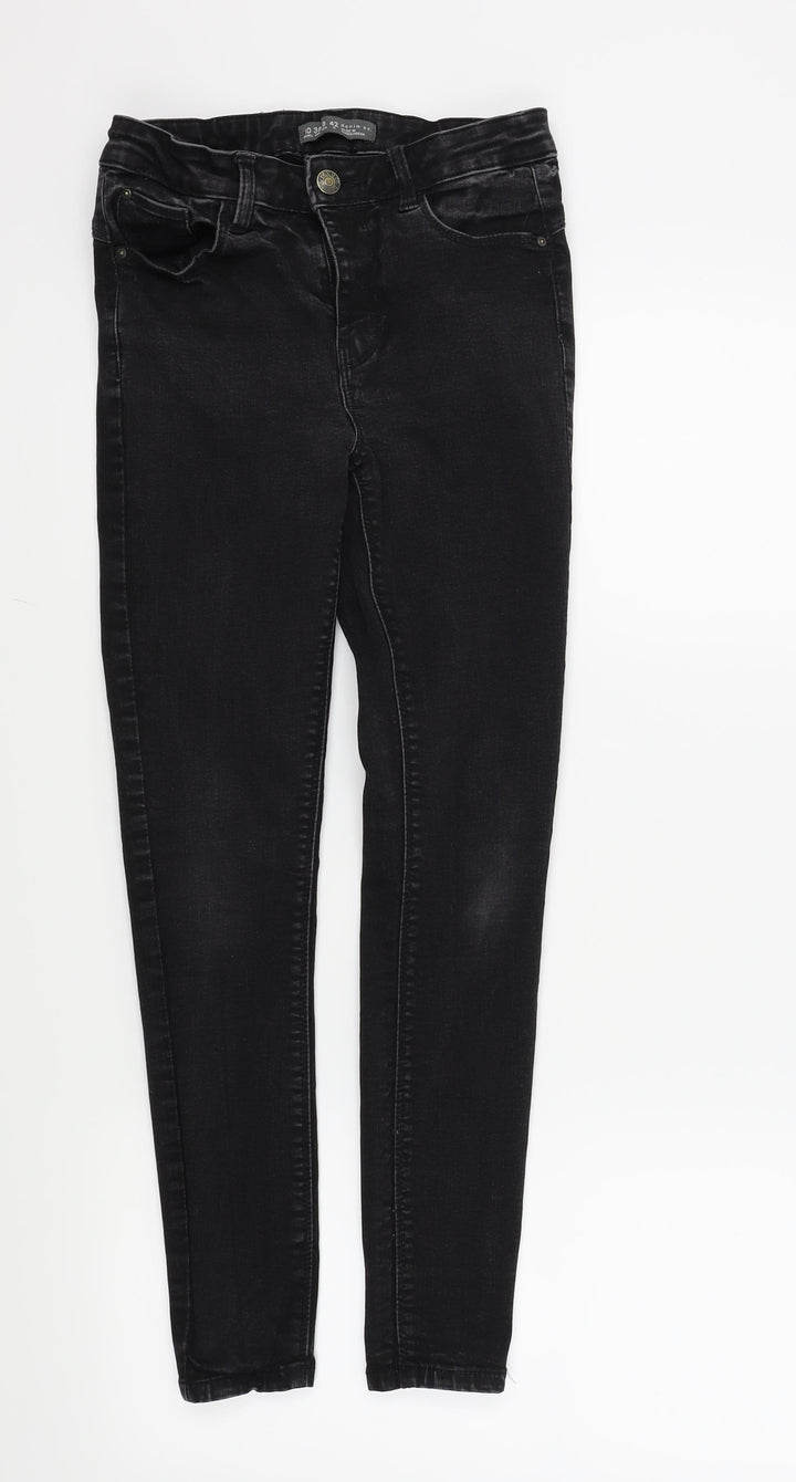 denim co Womens Black Skinny Jeans Size 10 L26 in