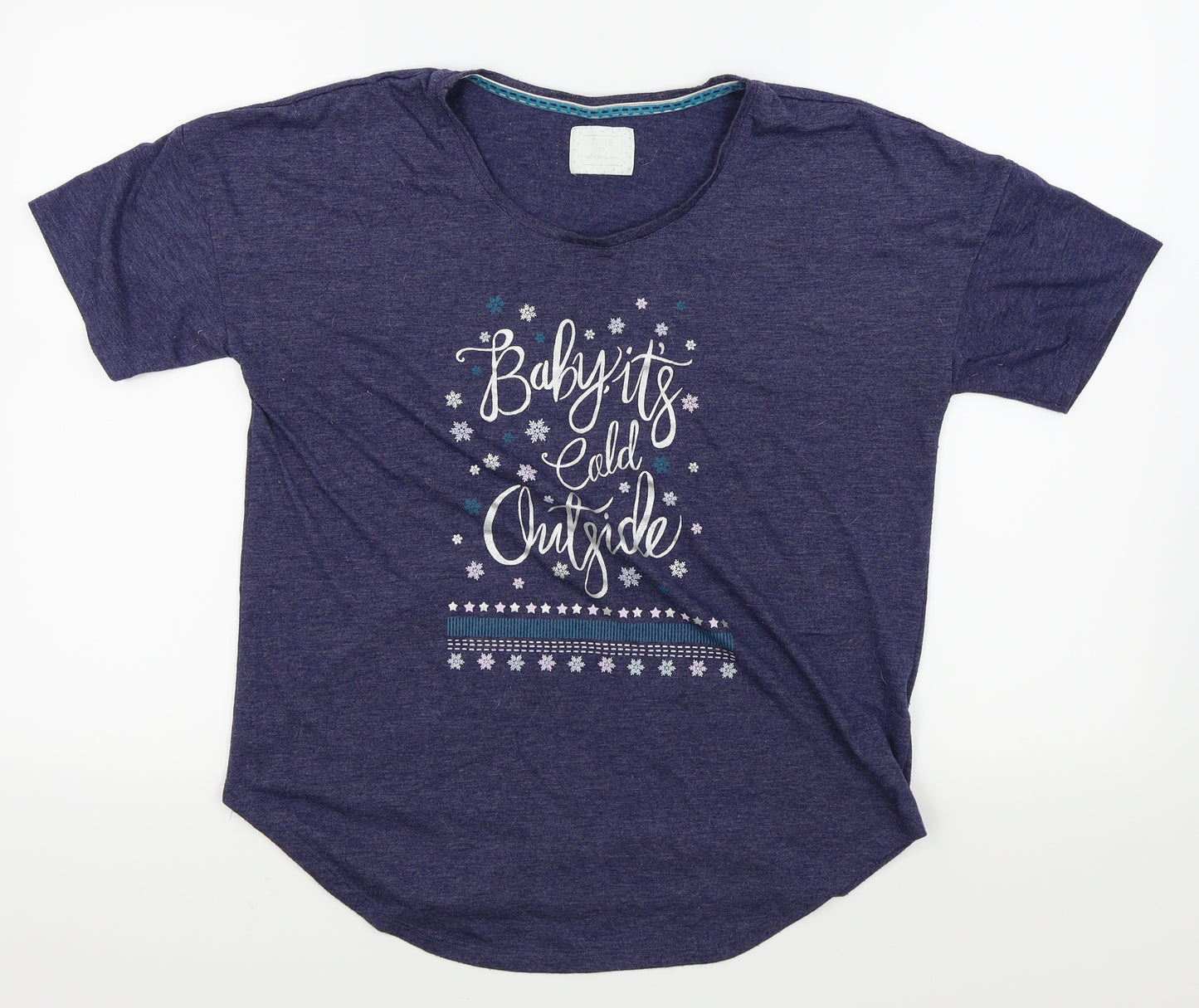love to lounge Womens Blue   Basic T-Shirt Size M