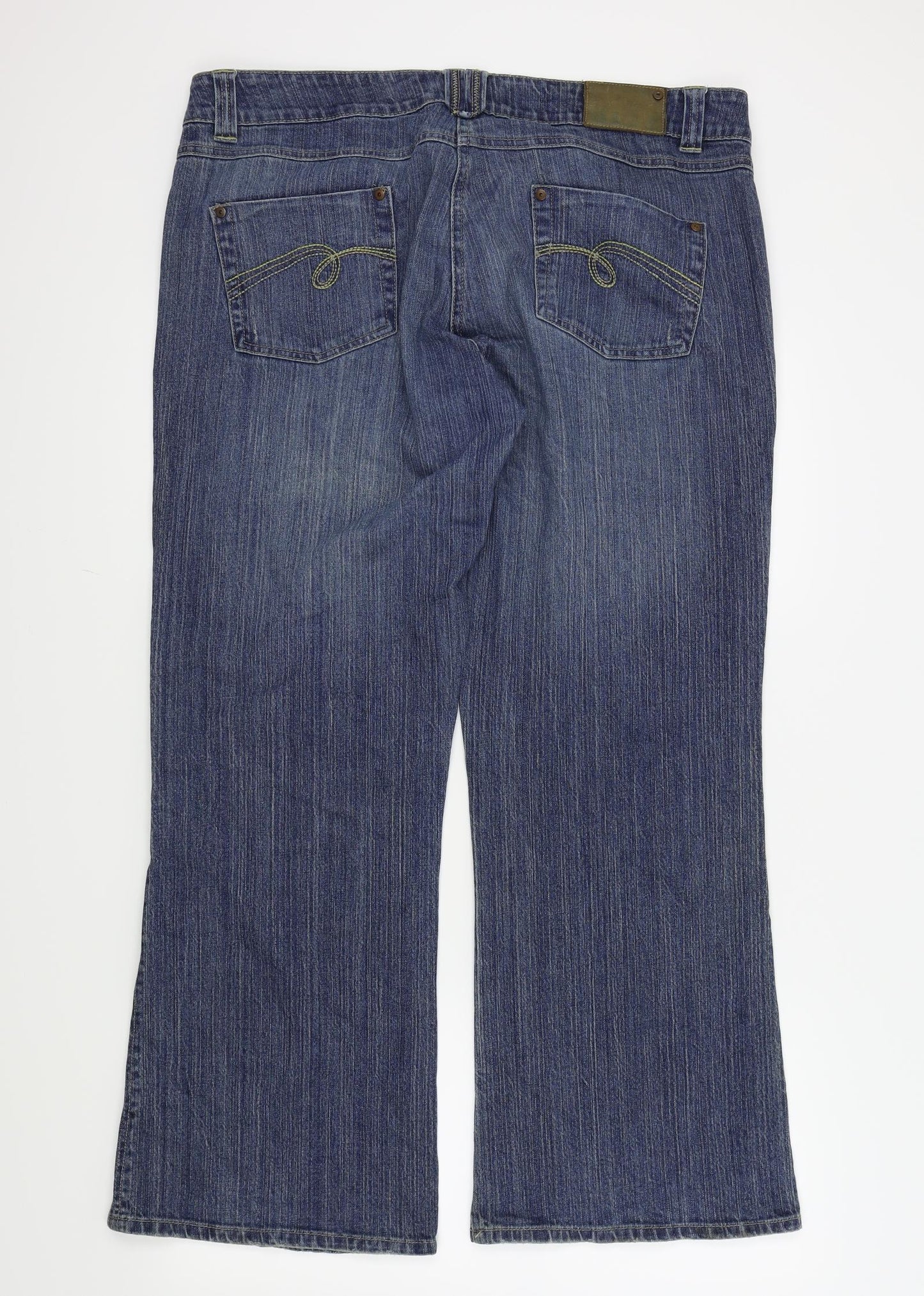 George Womens Blue   Bootcut Jeans Size 18 L30 in