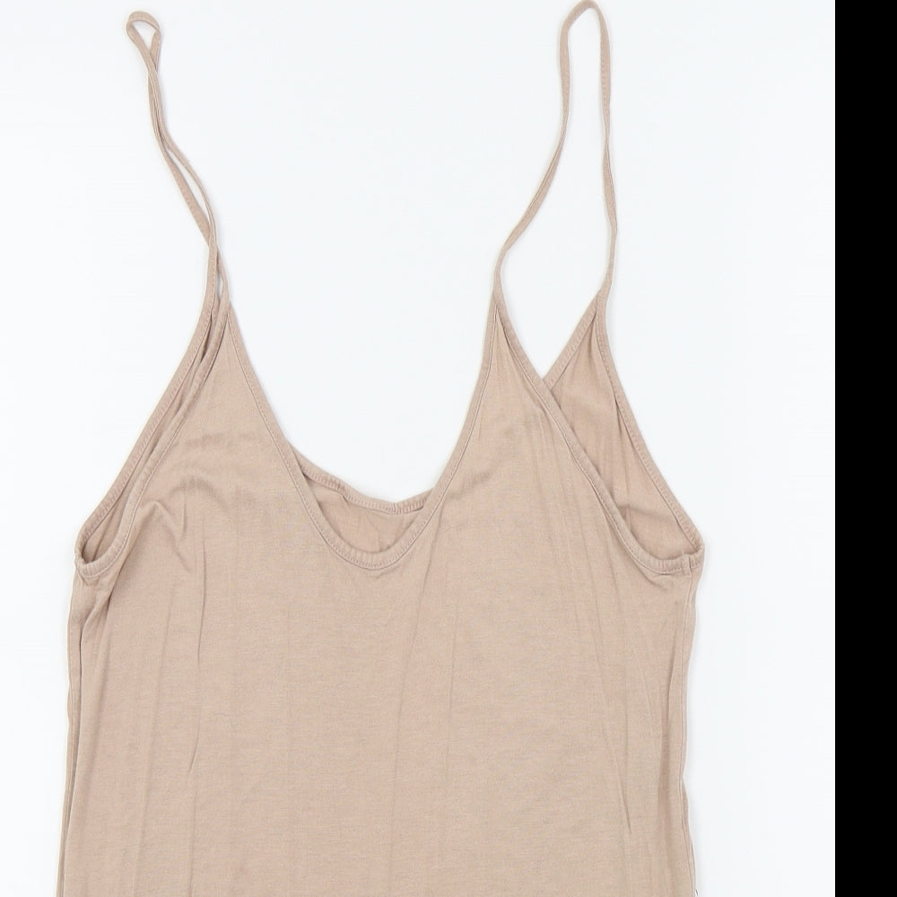 NEXT Womens Beige   Basic T-Shirt Size 14
