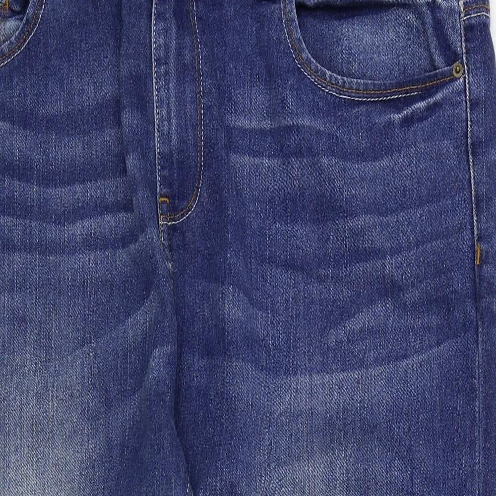 PEACKOCKS Womens Blue   Boyfriend Shorts Size 18