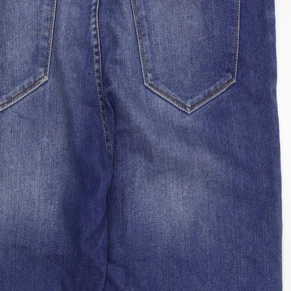 PEACKOCKS Womens Blue   Boyfriend Shorts Size 18