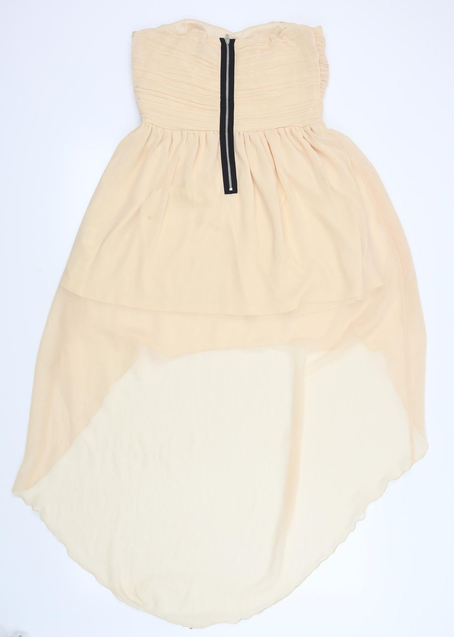 Rare Womens Pink   Fit & Flare  Size 12  - Ruffle Detail Body