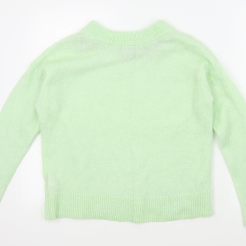 H&M Womens Green   Pullover Jumper Size S