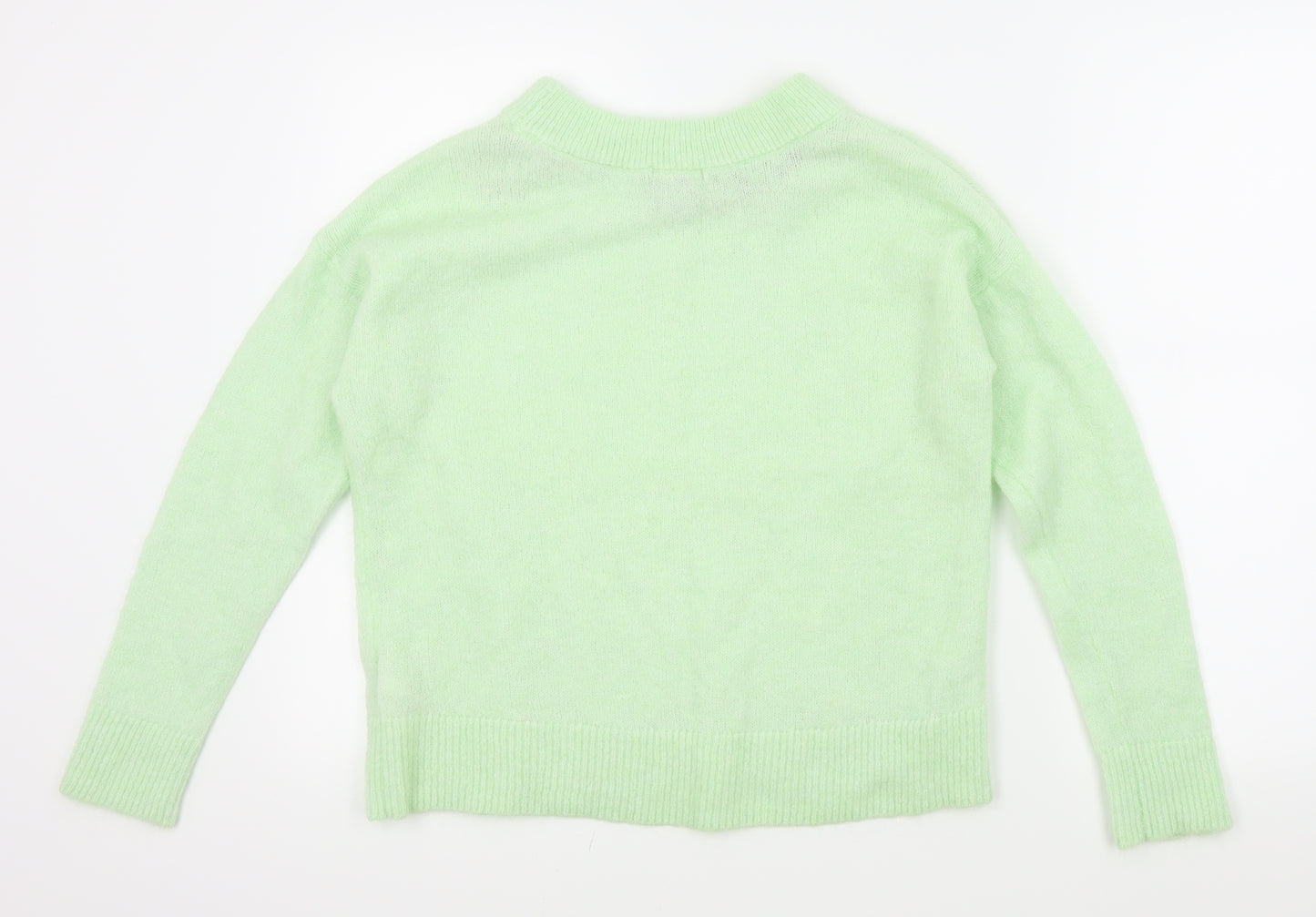 H&M Womens Green   Pullover Jumper Size S