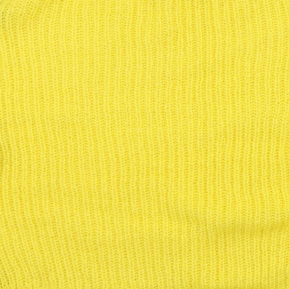 H&M Womens Yellow   Pullover Jumper Size S
