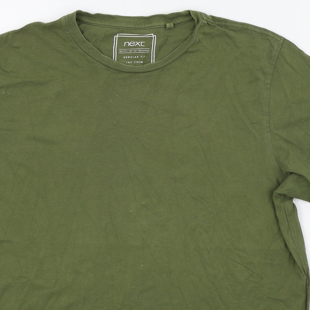NEXT Mens Green    T-Shirt Size M