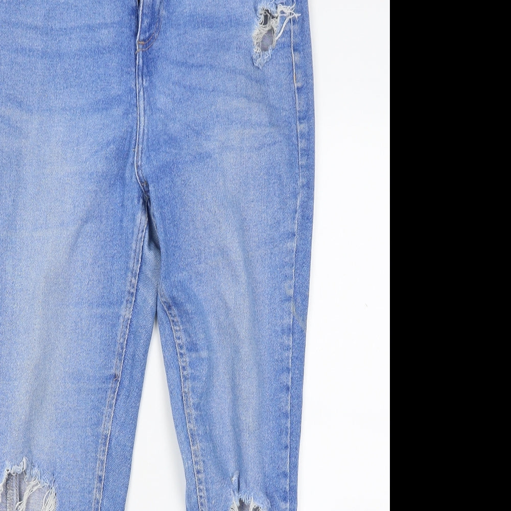 New Look Womens Blue  Denim Skinny Jeans Size 14 L26 in