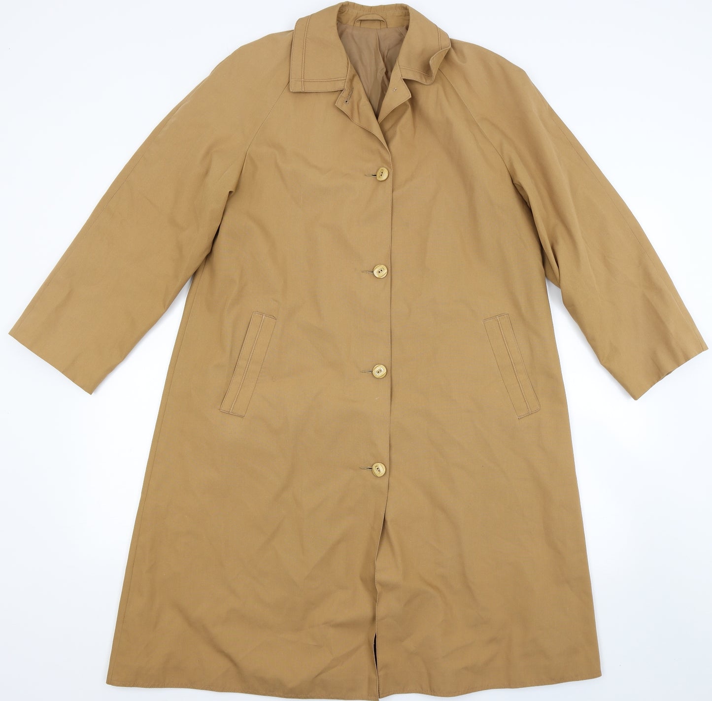 Debenhams Womens Brown   Overcoat Coat Size 10