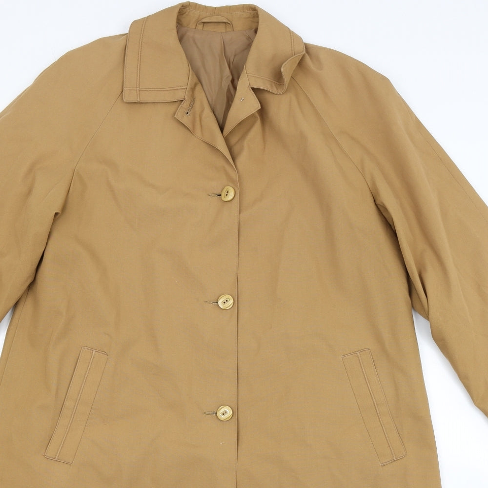 Debenhams Womens Brown   Overcoat Coat Size 10