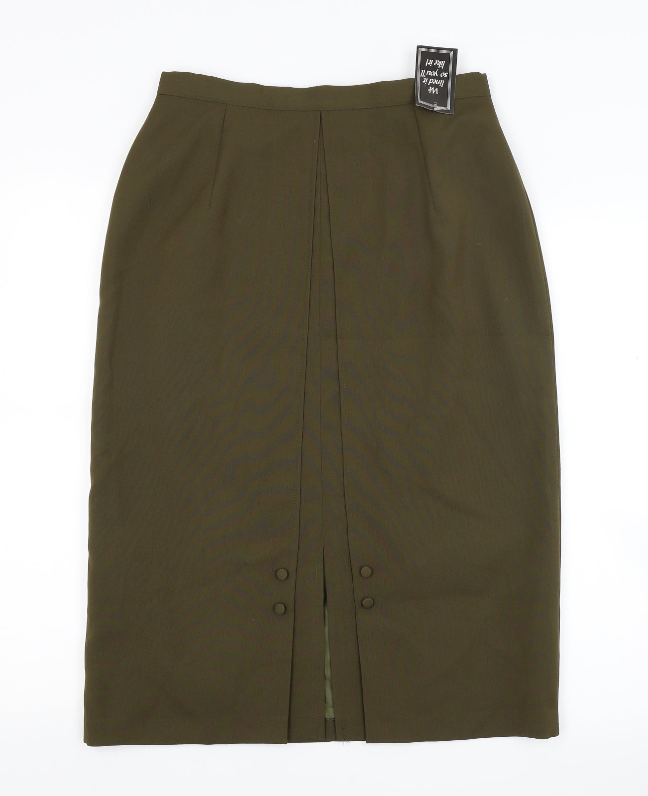 Preworn Womens Green   A-Line Skirt Size 14