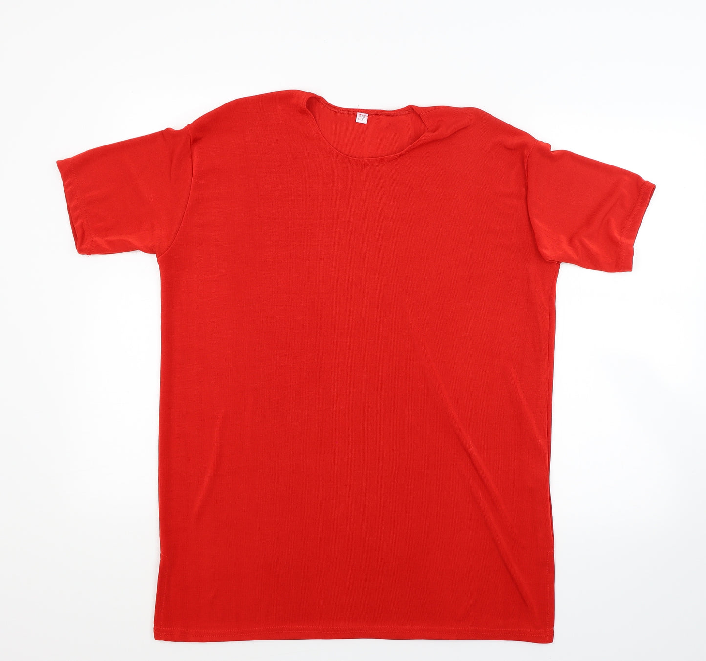 Preworn Womens Red   Basic T-Shirt One Size
