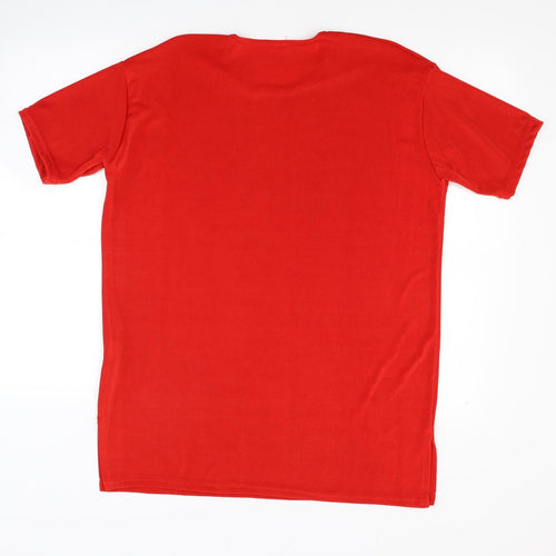 Preworn Womens Red   Basic T-Shirt One Size