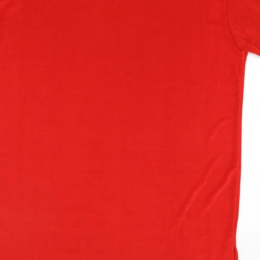 Preworn Womens Red   Basic T-Shirt One Size