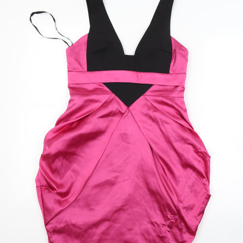 Miss Selfridge Womens Pink   Slip Dress  Size 10