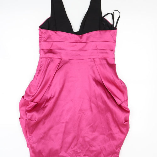 Miss Selfridge Womens Pink   Slip Dress  Size 10