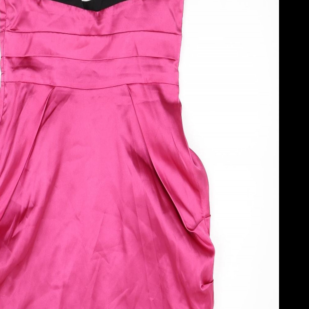 Miss Selfridge Womens Pink   Slip Dress  Size 10