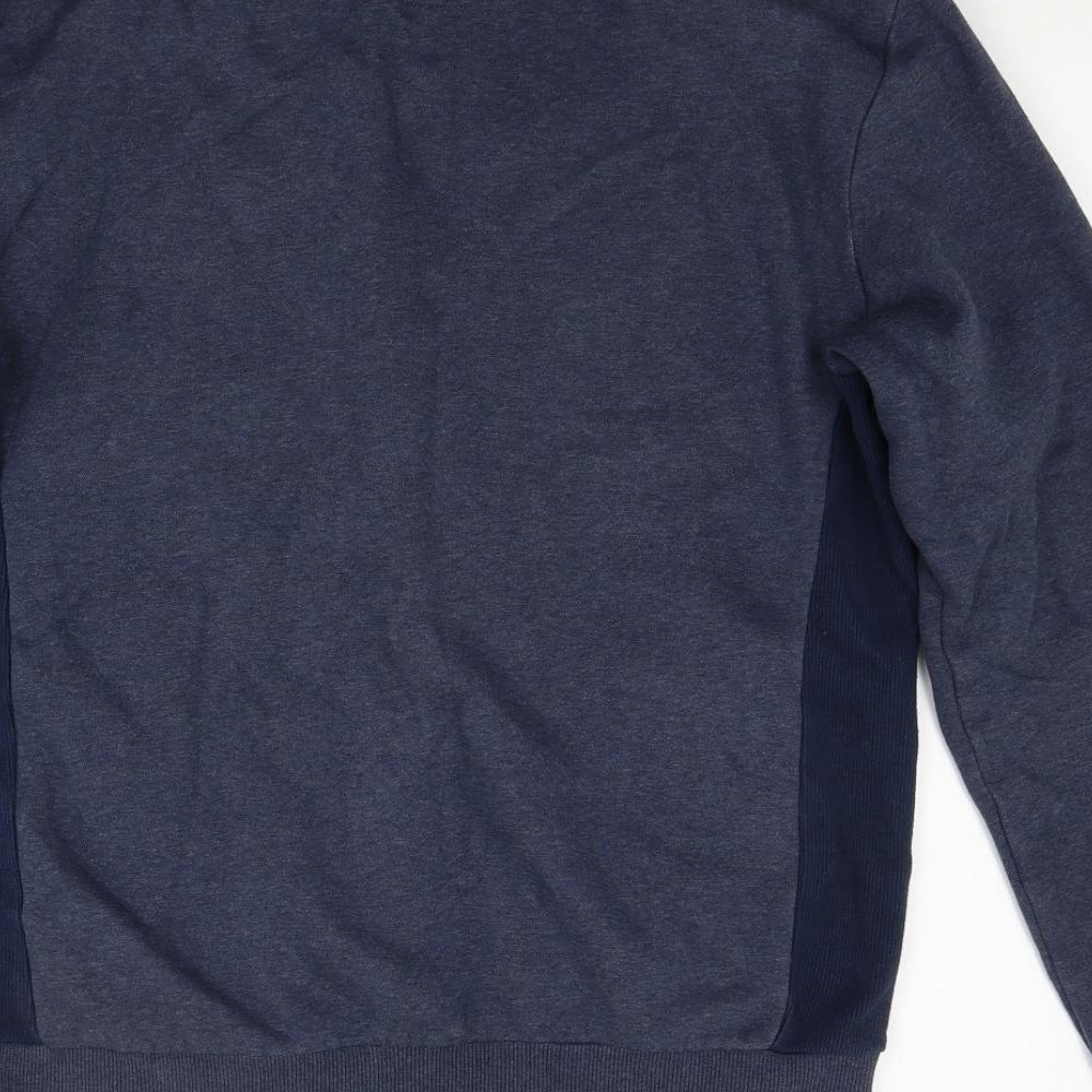 adidas Mens Blue   Full Zip Sweatshirt Size S