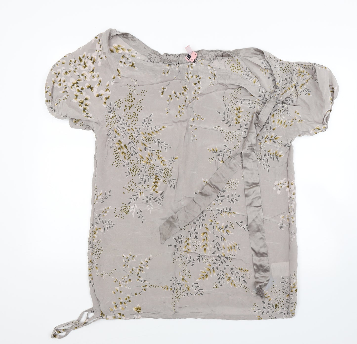 Ted Baker Womens Brown Floral  Basic Blouse Size M