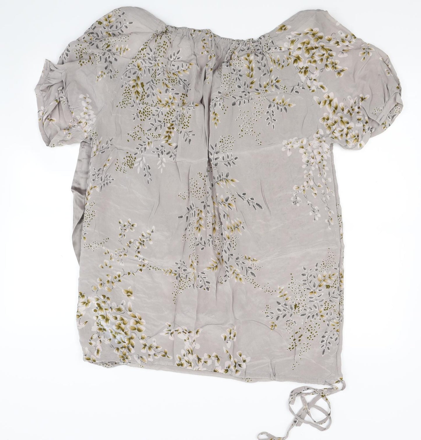 Ted Baker Womens Brown Floral  Basic Blouse Size M