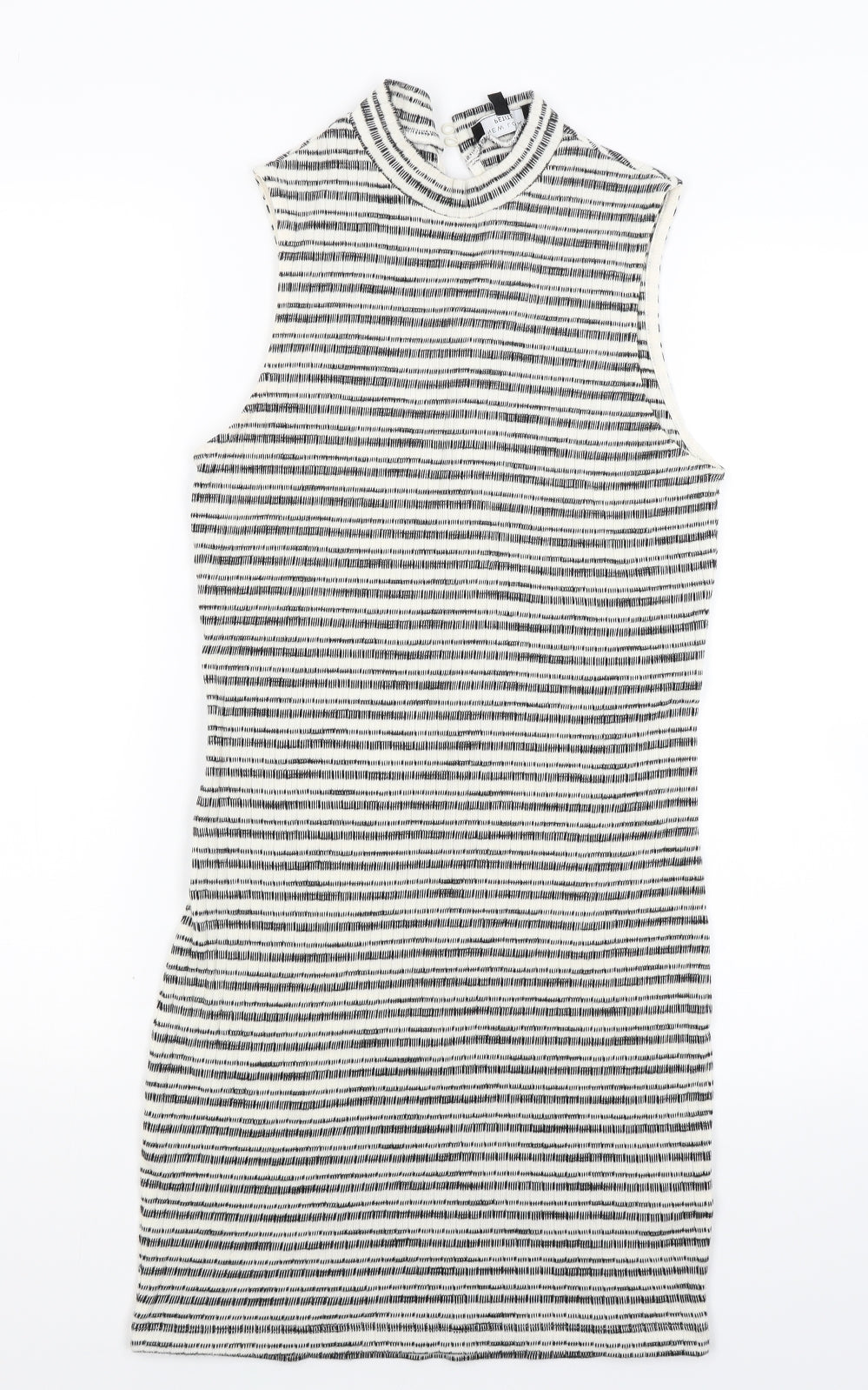 New Look Womens White Striped  Bodycon  Size 12