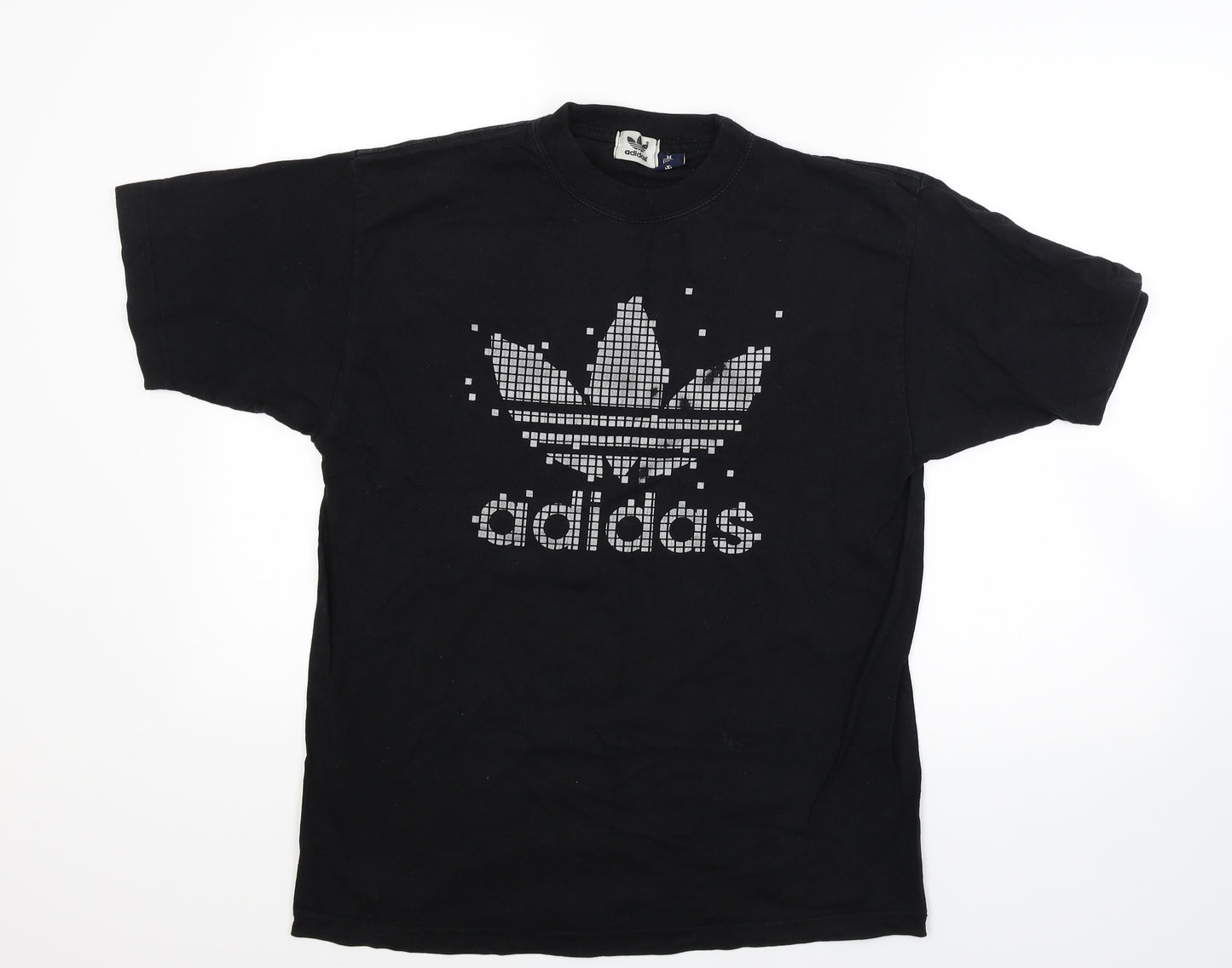 adidas Mens Black  Jersey  T-Shirt Size M