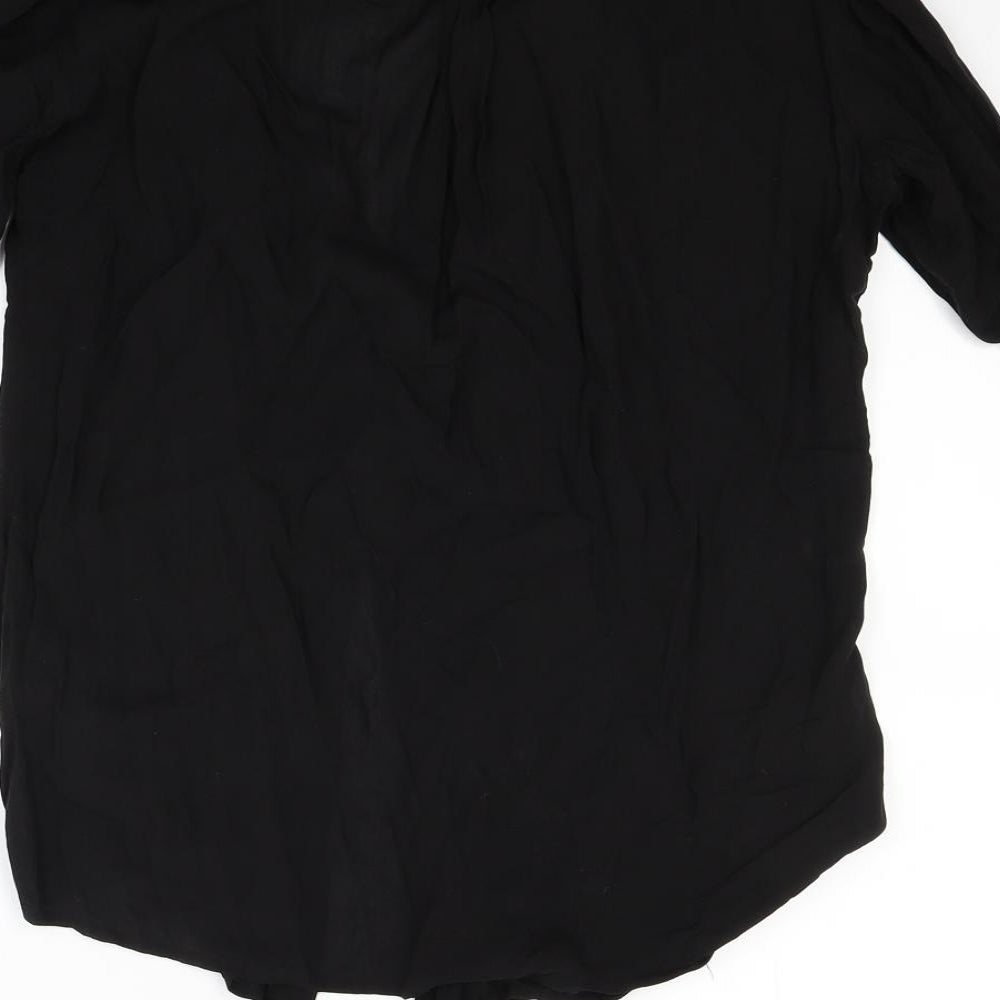 ESMARA Womens Black   Basic Blouse Size 10