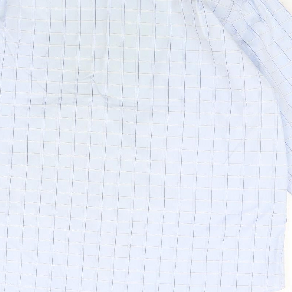 NEXT Mens Blue Check   Dress Shirt Size 16.5